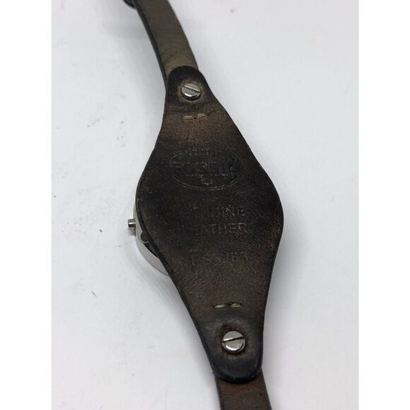 Fossil Genuine Leather Watch Band Use For Parts 6mm ES3263 J236 - Picture 4 of 7